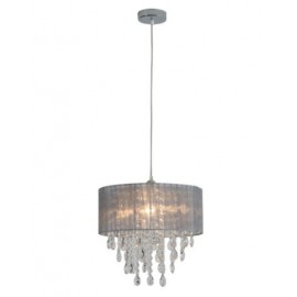 Lexi Lighting-Delia Chandelier – Grey / White